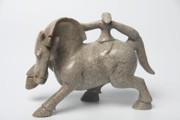 蘭亭古美術(shù)オークション唐人騎馬玉俑