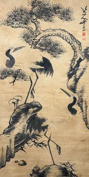 八大山人 松鶴延年圖