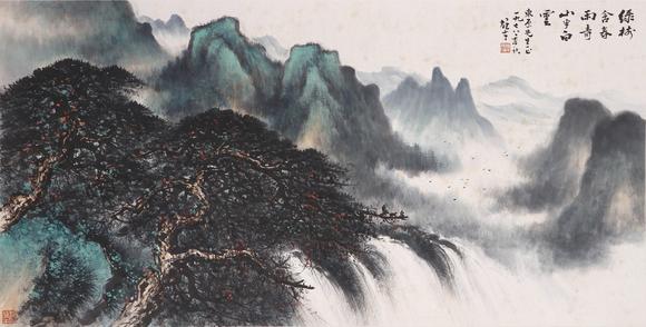 東京SAKURA拍賣（東京櫻花拍賣）黎雄才 松山飛瀑