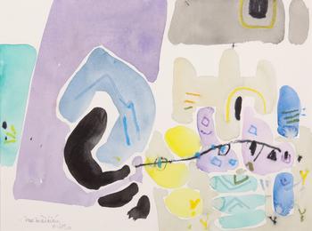 Lot 507 *  PADRAIG MAC MIADHACHáIN (1929-2017) 'Afternoon in the Mountains, Canaries'