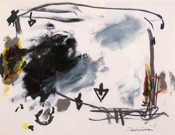 Lot 509 *  PADRAIG MAC MIADHACHáIN (1929-2017) 'Winter Storm'