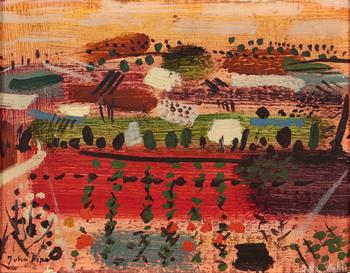 Lot 587 *  JOHN PIPER (1903-1992) Abstract landscape
