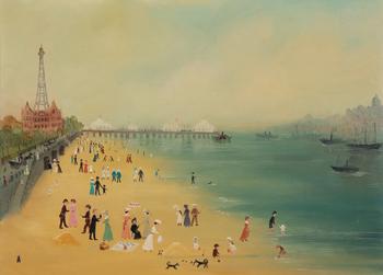 Lot 590 *  HELEN LAYFIELD BRADLEY MBE (1900-1979) 'We all went on a trip to New Brighton'