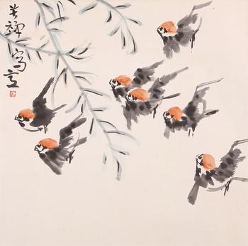 群雀圖