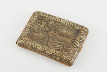 A Japanese Komai style cigarette case