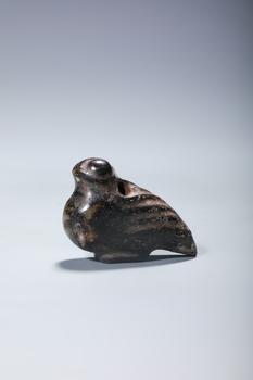 A Dark Brown Jade Bird Pendant, China, 5th–2nd centuries BCE