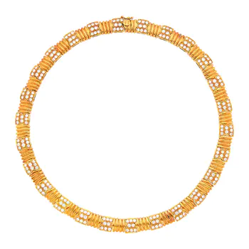 Gold and Diamond Necklace