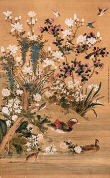 殷自成 花鳥