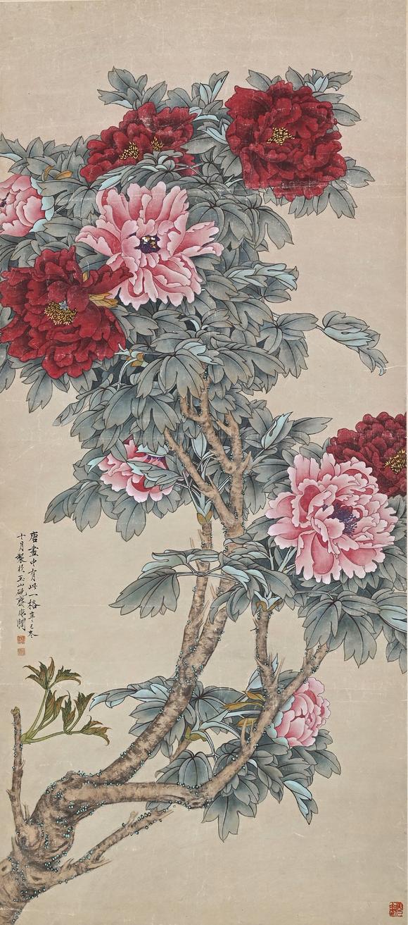 東京蕓術(shù)|2026東京蕓術(shù)競(jìng)売春季藝術(shù)品拍賣(mài)會(huì)于非闇 國(guó)色天香 立軸紙本設(shè)色