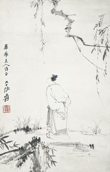 張大千 高士圖