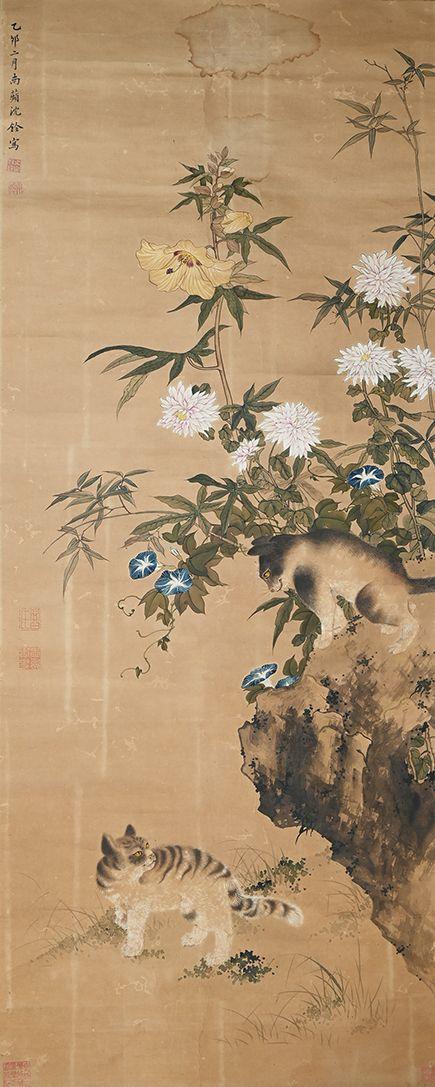 北京萬(wàn)歷|萬(wàn)歷國(guó)際2026年春季藝術(shù)品同步拍賣會(huì)沈銓 雙貓圖