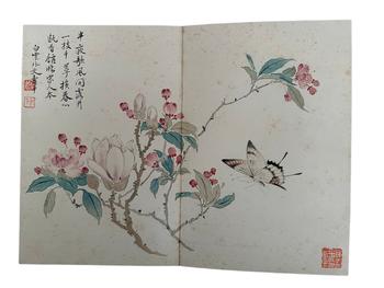 A Chinese handpainting, Signed&Marked.