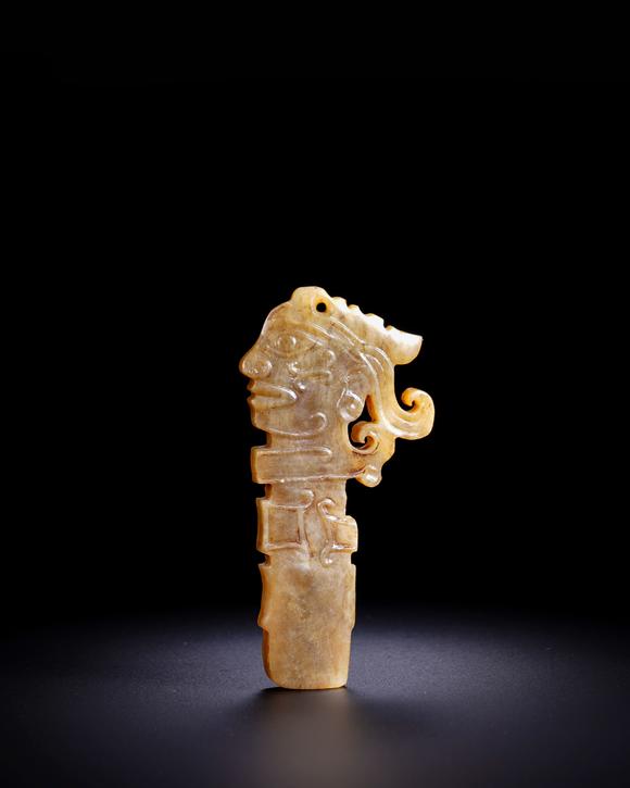 金澤美術(shù)石家河 玉神人面