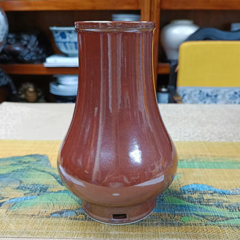 清古銅釉枇杷罇