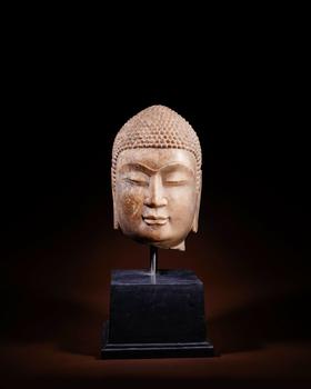 Northern Qi Dynasty Stone Carving Buddha's Head | 北齊 石雕佛首