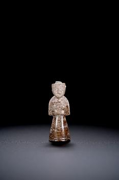 Shang Yu's official figurines | 商 玉文官立俑
