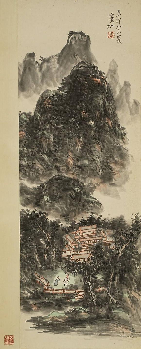 京都祇園會拍賣|京都祇園會2026年8月秋季拍賣會黃賓虹 山水圖 紙本鏡心