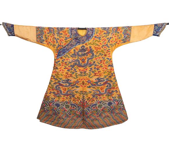 Eden Fine Antiques Galleries LLCA CHINESE KESI WOVEN IMPERIAL DRAGON ROBE