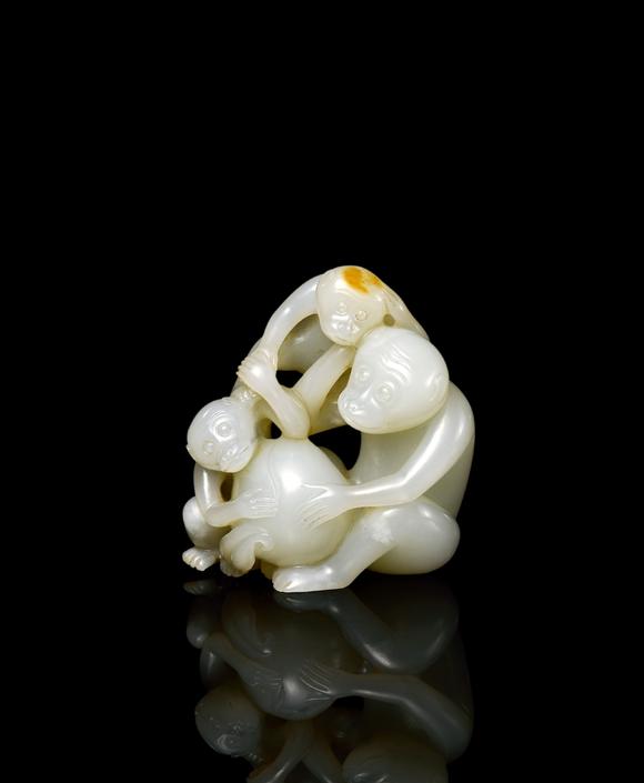 華藝國際|華藝2026春季拍賣會(huì)清乾隆  白玉靈猴獻(xiàn)壽