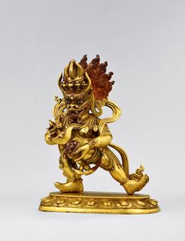 清乾隆  獨(dú)雄大威德金剛