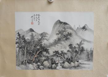吳琴木 山水