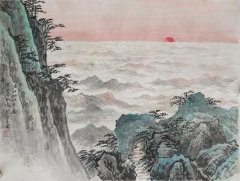 陶冷月 山水