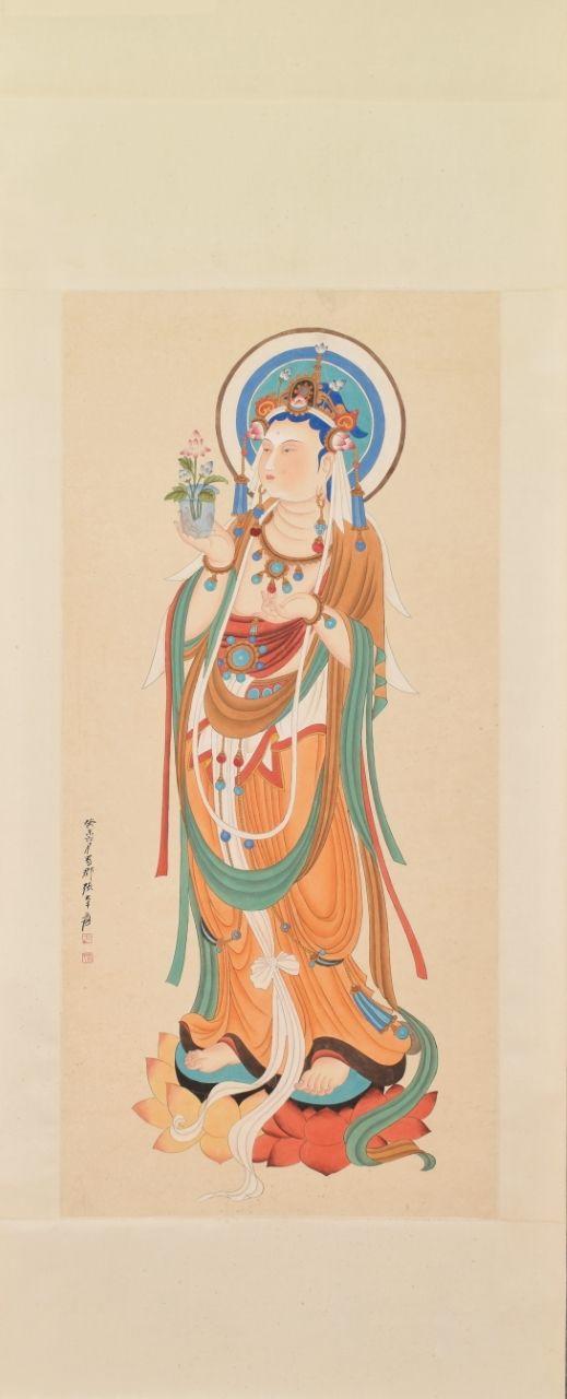 北京嘉翰|北京嘉翰2026藝術(shù)品拍賣會(huì)（第184期）《莫高窟大士像》 