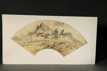 吳湖帆  山水扇面