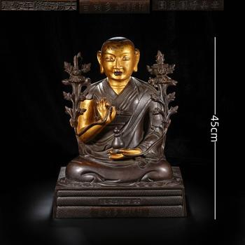 大清乾隆年敬造 六品佛上師造像