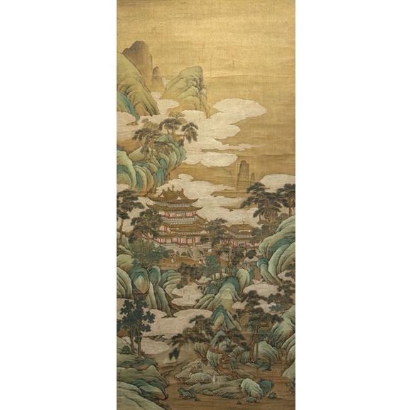 鐮倉美術|藝術品拍賣會（第十三回)董邦達 樓閣圖