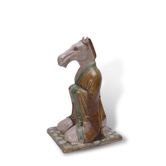 鐮倉美術|藝術品拍賣會（第十三回)明以前 三彩午馬俑