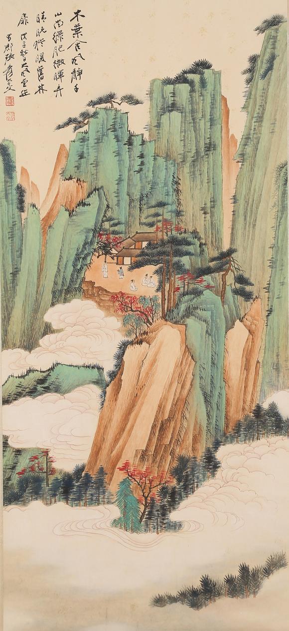千美會(huì)|2026夏季拍賣第五次唐物セレクション張大千紙本山水圖畫