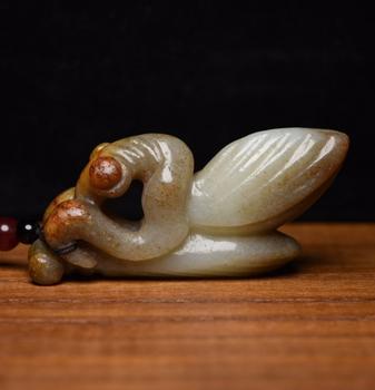 旧藏和田玉螳螂