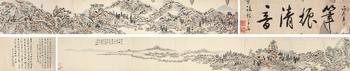 王宸(1720-1797) 溪山無盡圖