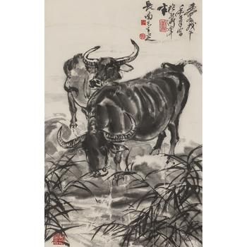黃胄 牛