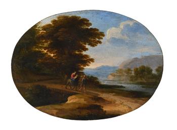CIRCLE OF GOTTFRIED WALS (GERMAN CIRCA 1595-1638), THE FLIGHT INTO EGYPT