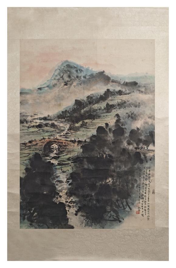 京都粵盛美術(shù)傅抱石/山水