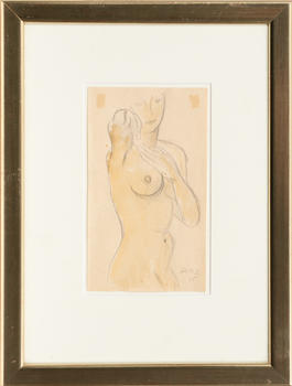 Dorothea Maetzel-Johannsen (Lensahn 1886 - Hamburg 1930). Female Nude.