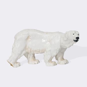 Otto Jarl (Uppsala/Schweden 1856 - Dornbach b. Wien 1915). Polar bear.