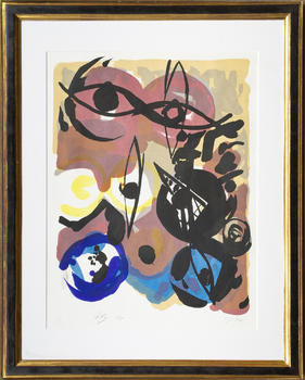 Ernst Wilhelm Nay (Berlin 1902 - K?ln 1968). 1964-3.