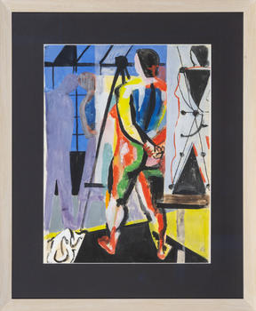 Karl Kluth (Halle/Saale 1898 - Hamburg 1972). In the Studio.