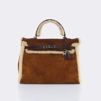 Hermès. Limited Kelly 35 Bag 'Teddy' Edition.