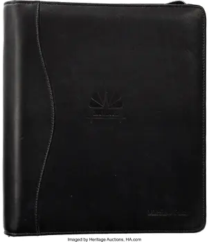 Group of (6) Leather Binders and Folders, Person