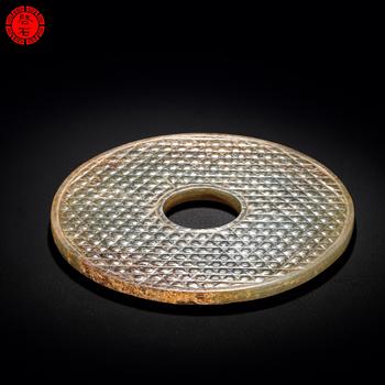 明 蒲紋玉璧
