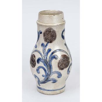 Handled jug, Muskau, c. 1720, stone