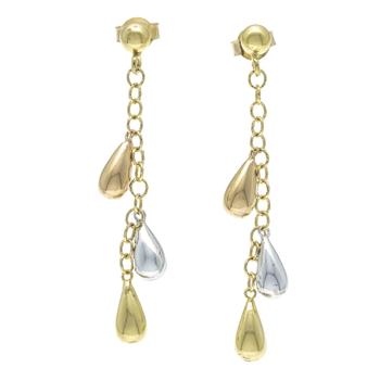Cocktail stud earrings GG/WG/RG 333