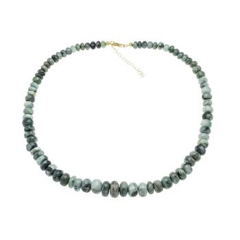 Emerald Necklace 925/000 silver set