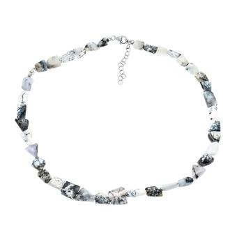 Dendrite opal necklace with lobster