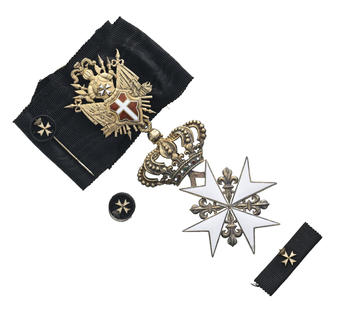 Ordre Souverain Militaire Hospitalier de St Jean de Jérusalem, de Rhodes et de Malte, croix de Chevalier d'honneur et dévotion