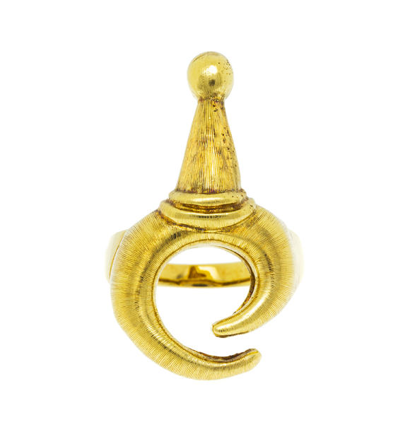 Piguet - H?tel des VentesLalaounis, bague signe du zodiaque or 750 stylisant le symbole du bélier